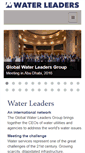 Mobile Screenshot of globalwaterleaders.org
