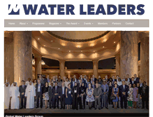 Tablet Screenshot of globalwaterleaders.org